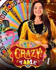 Crazy Time live game no aa1 cassino com entretenimento ao vivo para jogadores do Brasil
